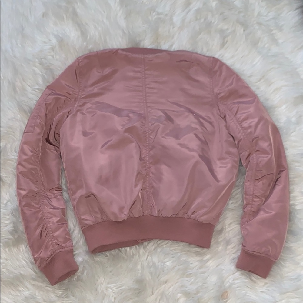 Pink Bomber Jacket - Picture 2 of 3